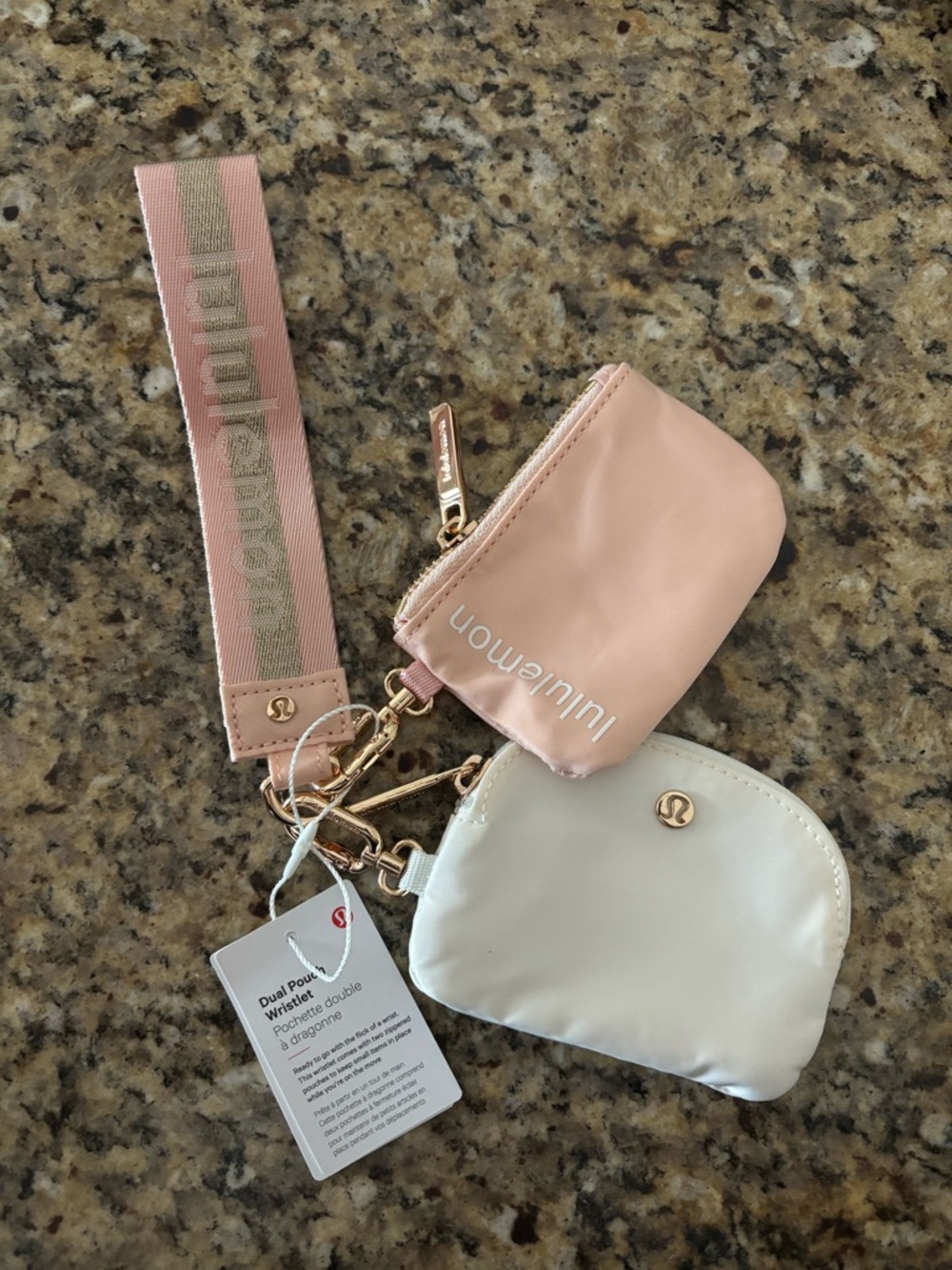 ✨NWT Lululemon athletica Dual Pouch Wristlet✨